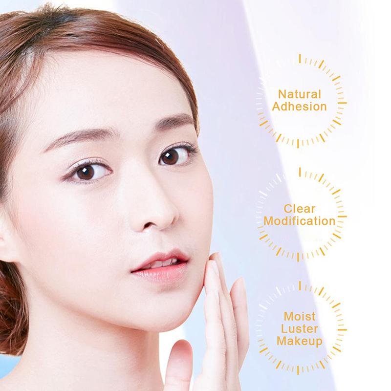 

Mercilen Face Makeup Primer Tri-Color Cream Brighten Contour Color Isolation Waterproof Makeup Foundation Natural Makeup Cream onesize
