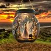Acrylic fairy theme Mason Jar Light Catcher Wall hanging signs - Magic Forest Elf decorations for bedroom, living room, garden