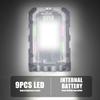 Protable Bright Powerful Torch Light LED Multifunctional with Cap Clip Tail Magnt Work Light EDC Mini Keychain Flashlight