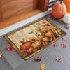 Fall Thanksgiving Pumpkins Maple Leaves Welcome Doormat Decor Kitchen Corridor Balcony Rugs Bathroom Anti-slip Foot Mat