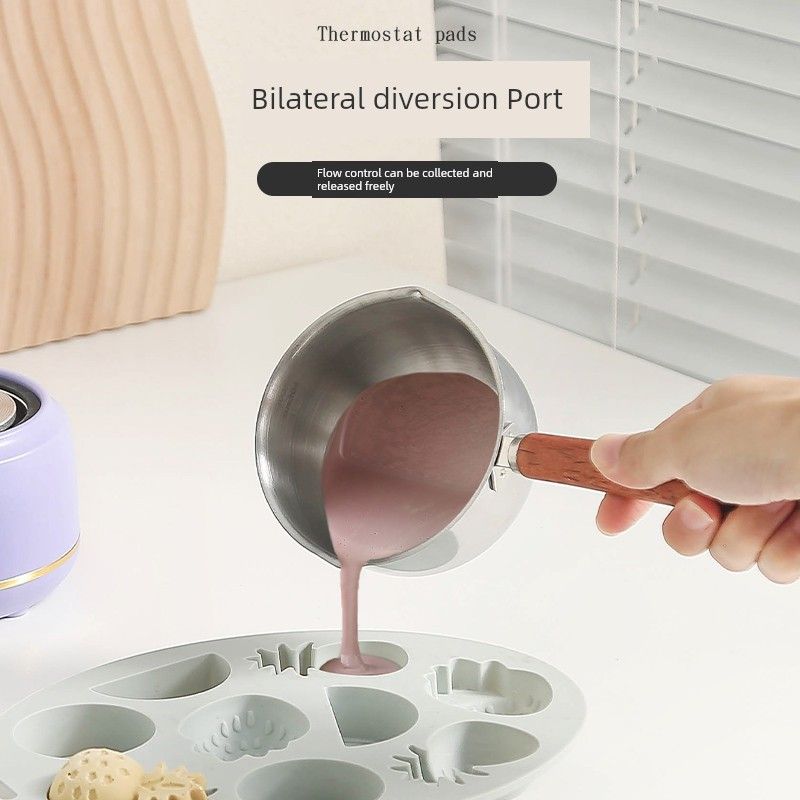 Various DIY Crafting Tools, Melting Pot, Heating Furnace, Insulated Hot Milk Wax Melting Pot, Stainless Steel Small Pot, Wax Melting Pot