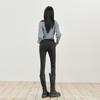 Jeans women's autumn and winter new velvet high waist slim fit thin elastic tight small feet pencil pants