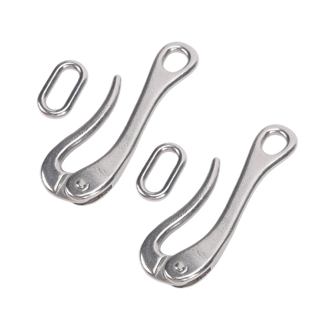 Quick Release Link Boat Hooks Stainless Steel Life Rafts Ship Link Shackle Climbing Shackle for Yachts Speedboats
