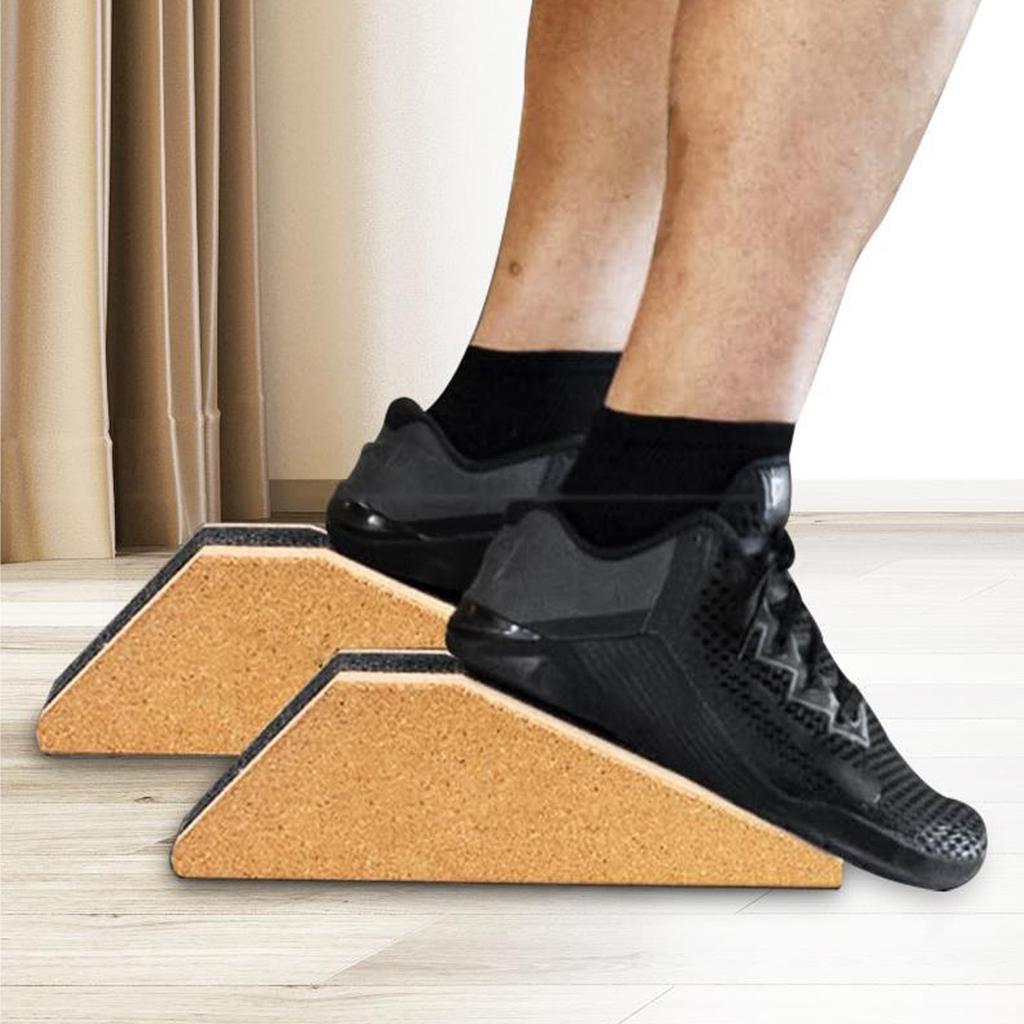 Squat Wedges Block Non Slip Professional Squat Ramp Squat Platform for Calf Stretching and Squatting Exercises