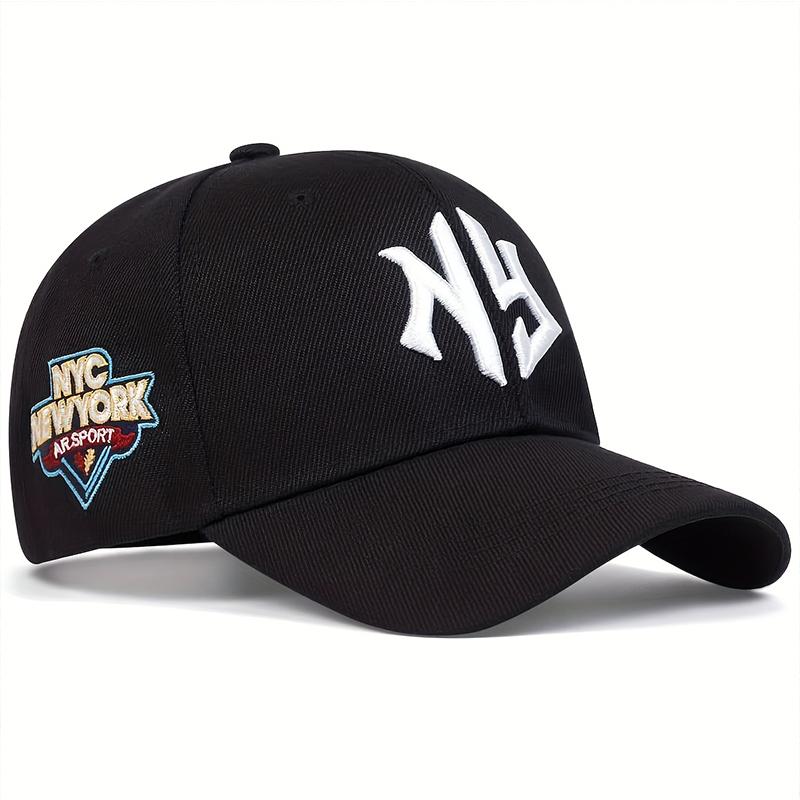 Nyc New York Borduur Baseballpetten Katoenen Snapback Hoed Mode Sport Hip Hop Trucker Hoeden Zomer Buiten Zonnehoeden Garros black