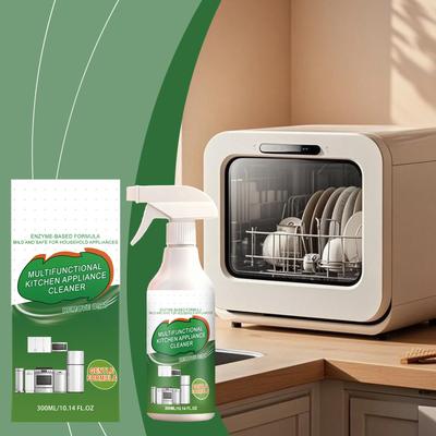 Multifunctional Kitchen Appliance Cleaner Enzyme Based Formula for Household Appliances Stovetop and Grease Removal Spray 300ml