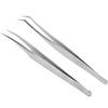 Stainless Steel Eyelash Extension Tweezers Set False Fake Eyelashes Grafting Tool