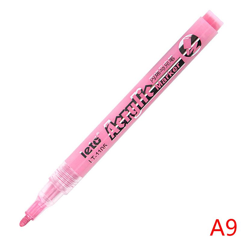 24 Colors Acrylic Paint Pens Waterproof Permanent Marker Pens Acrylic Pens F