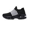 Large size women's shoes lace-up air cushion fly-woven sports shoes fashion rocking shoes casual shoes versatile socks shoes