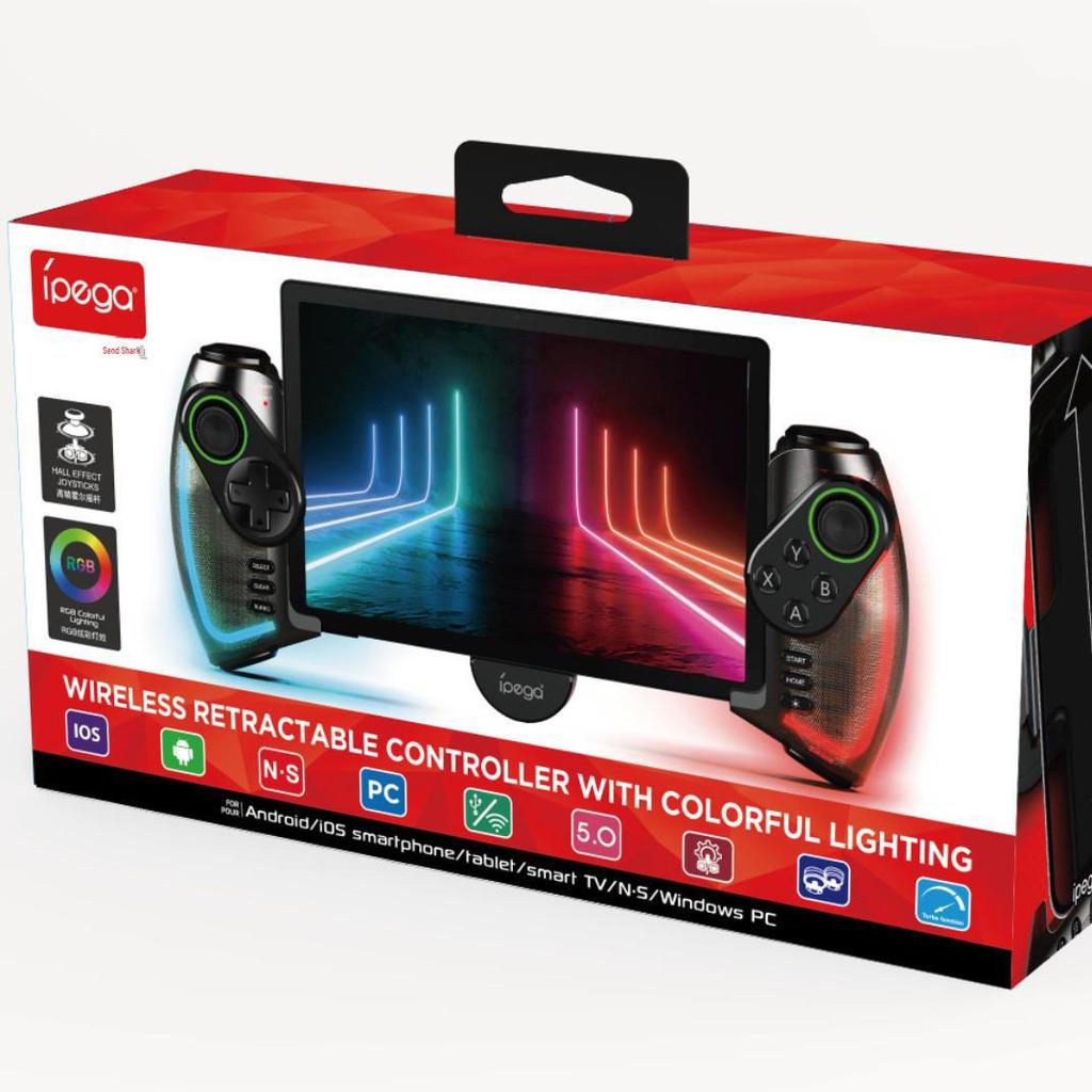 Guangyao Wireless Bluetooth Game Controller for Tablet, Mobile, PC & Stretch Handle 