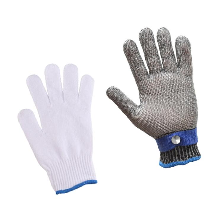 Anti Cut Gloves with Ergonomic Fit Stainless Steel Mesh Gloves for Precisions Tasks in Food Processing and Crafting