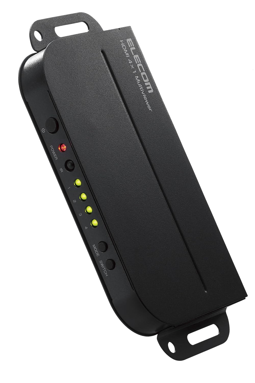 

ELECOM HDMI Splitter 2K60Hz x 4 1 for HDD Game and Metal AC Adapter and Remote Control 4-Screen Multi-Viewer, (1920 1080), Inputs, Output, PCs, чорний