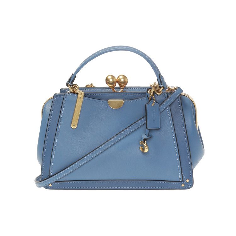 

Coach Kisslock 21 Leather Handbag Women Handbags Denim 73935-B4D61 Basic Set (Bag+Dust Bag)