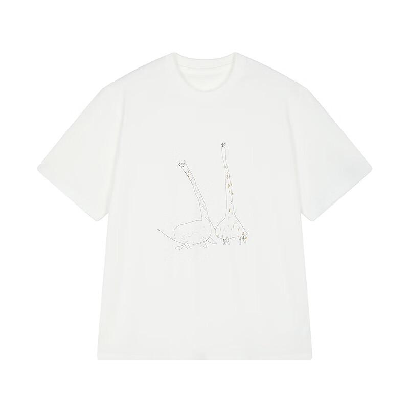 JNBY Cartoon Print Cotton Short Sleeve T-Shirt