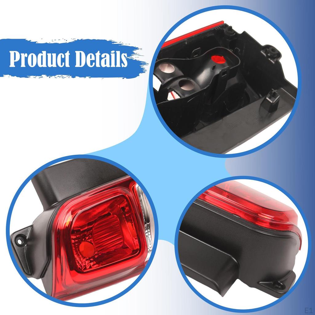 Car LED Tail Lamp Rear Light Directly Accessories Assembly Taillight for