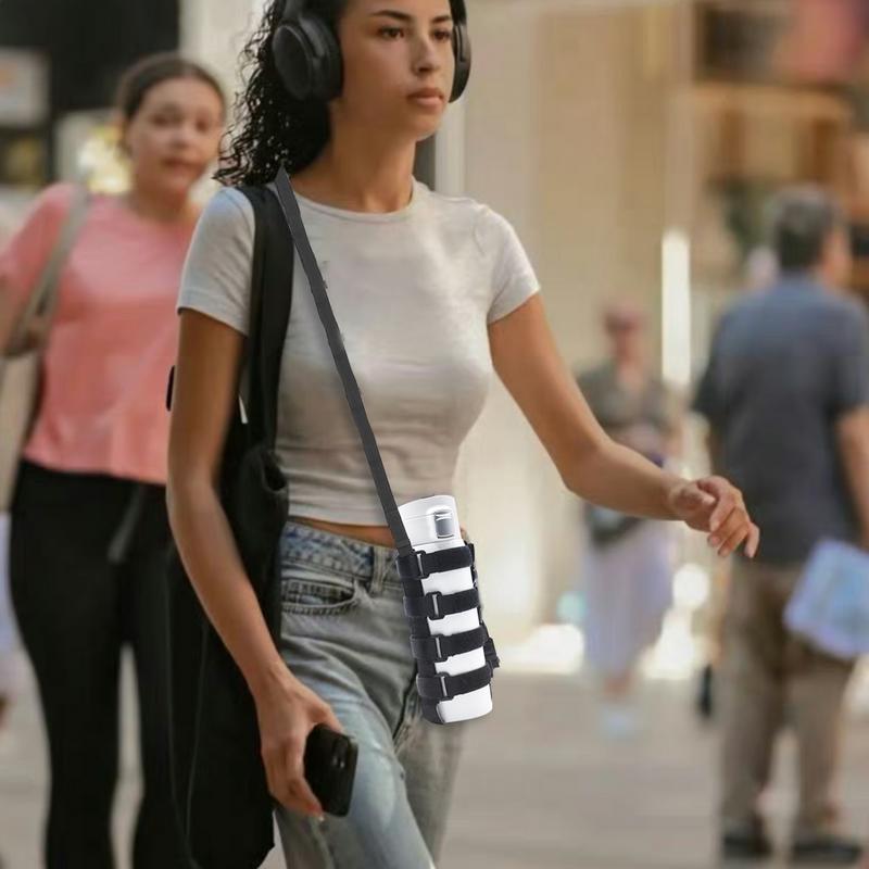 

Water Bottle Holders Sports Cup Holder Adjustable Anti-Slip Sling Carrier With Strap For Sports Outdoor Camping Climbing Cycling CHINA