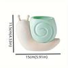 Snail-Shaped Pen Holder Multi-Functional Desk Organizer Pencil Storage Desktop Stationery Container Makeup Brush Holder