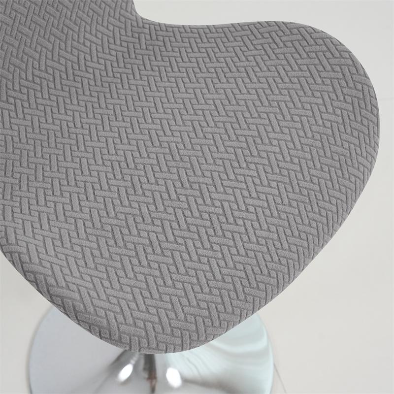 1pc Jacquard Butterfly Curved Bar Chair Cover Stretch Spandex Ant Chair Covers Elastic Bar Stool Seat Slipcovers for Living Room