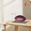 Football Case Display Clear Acrylic Display Case Dustproof Display Box Football Display Stand Display Case For Home Offices
