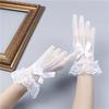 Mary O 65987 Elastic Lace Mesh Gloves Lacecut Out Gloves