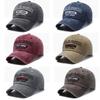 Fashion Classic EST.1889 Embroidery Baseball Cap Visor Adjustable Peaked Cap Washed Cotton Casquette For Man Women