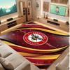 Brentford Football Print Crystal Velvet Rug, Comfortable Water Absorbent Non Slip Indoor Floor Carpet