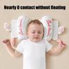Baby Head Shaping Pillow with Adjustable Side Supports Orthopedic Positioner for Newborns Flat Head Prevention Breathable Infant Pillows for Side