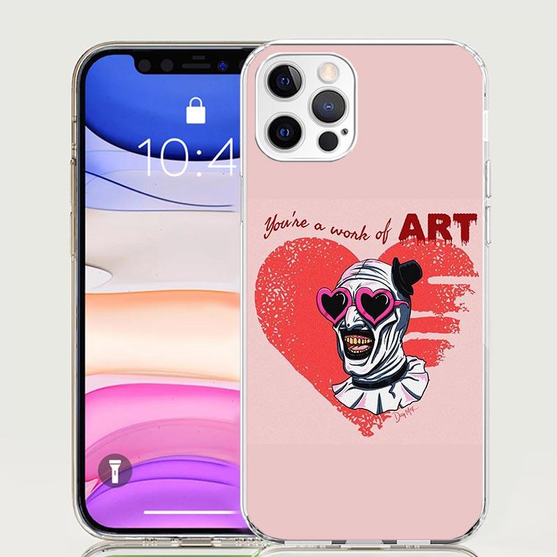 

Horror Movie Terrifier Phone Case For iPhone 17 Air 16 15 Plus 11 14 Pro Max 13 Mini 12 7 8 + SE Pattern Art Customized Cover 17 iPhone 15 Pro Max