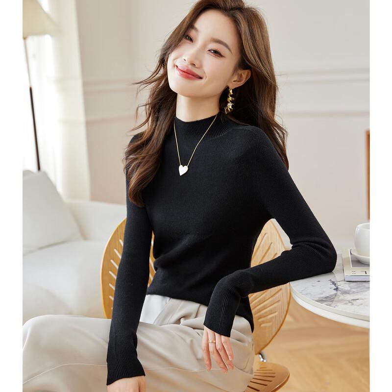 Srcr Women's Cashmere Wool Blend Turtleneck Sweater