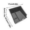 For BYD Seal 2022 Car Console Armrest Storage 3 Compartments Center Console Storage Box Tray Holder Armrest Organizer For BYD