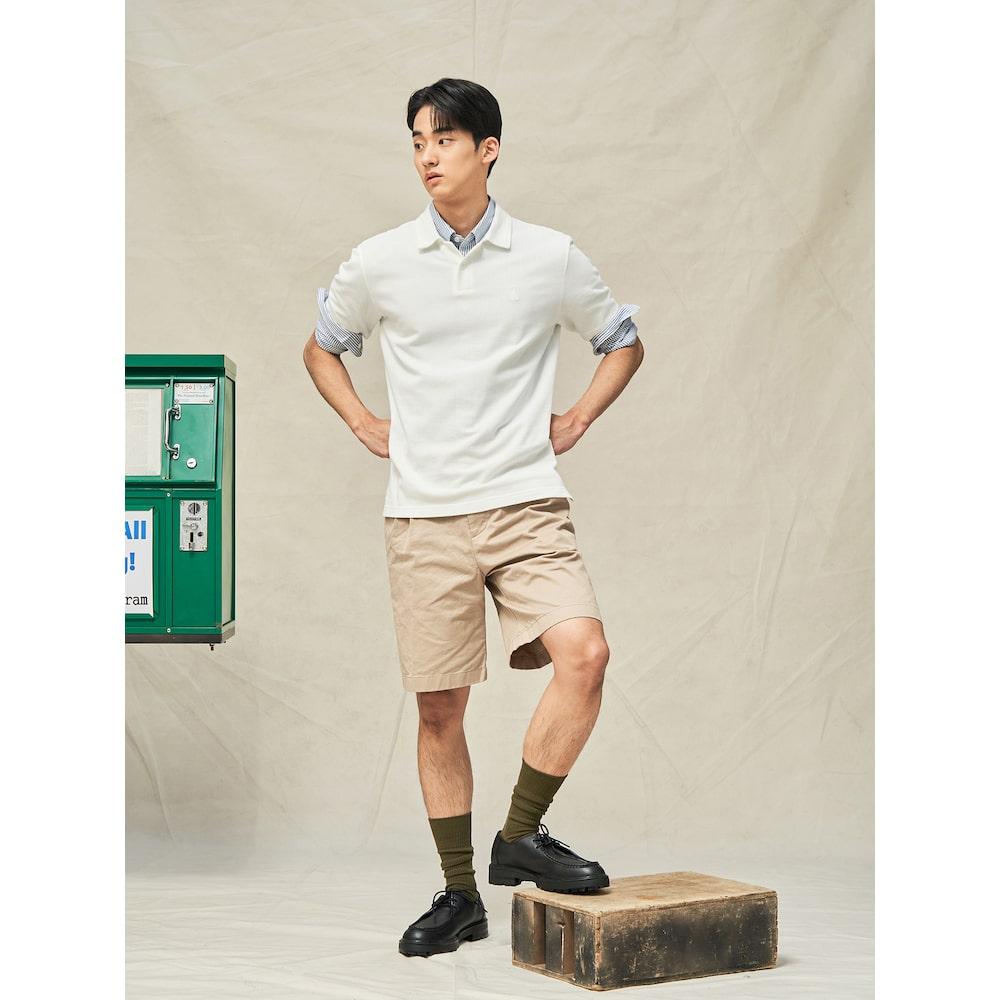 Binpolmen Gurkha Half Pants Beige