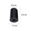 Cello Parts Endpin Caps, Rubber Endpin Tip Protectors, Anti-Slip, Pack of 4