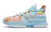 YOUNG Speed 6 Slip Resistant Cushioning Abrasion Resistant Rebound Mid Top Basketball Shoes Blue Teenagers YKBR024-9