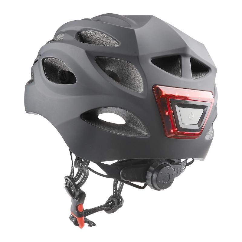 LED Ventilated Bike Helmet with Warning Light, Light Up Safety Helmet for Adult E-Scooter Cycling Skate Electric scooter helmet