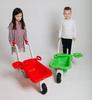 children's wheelbarrow + shovel - red