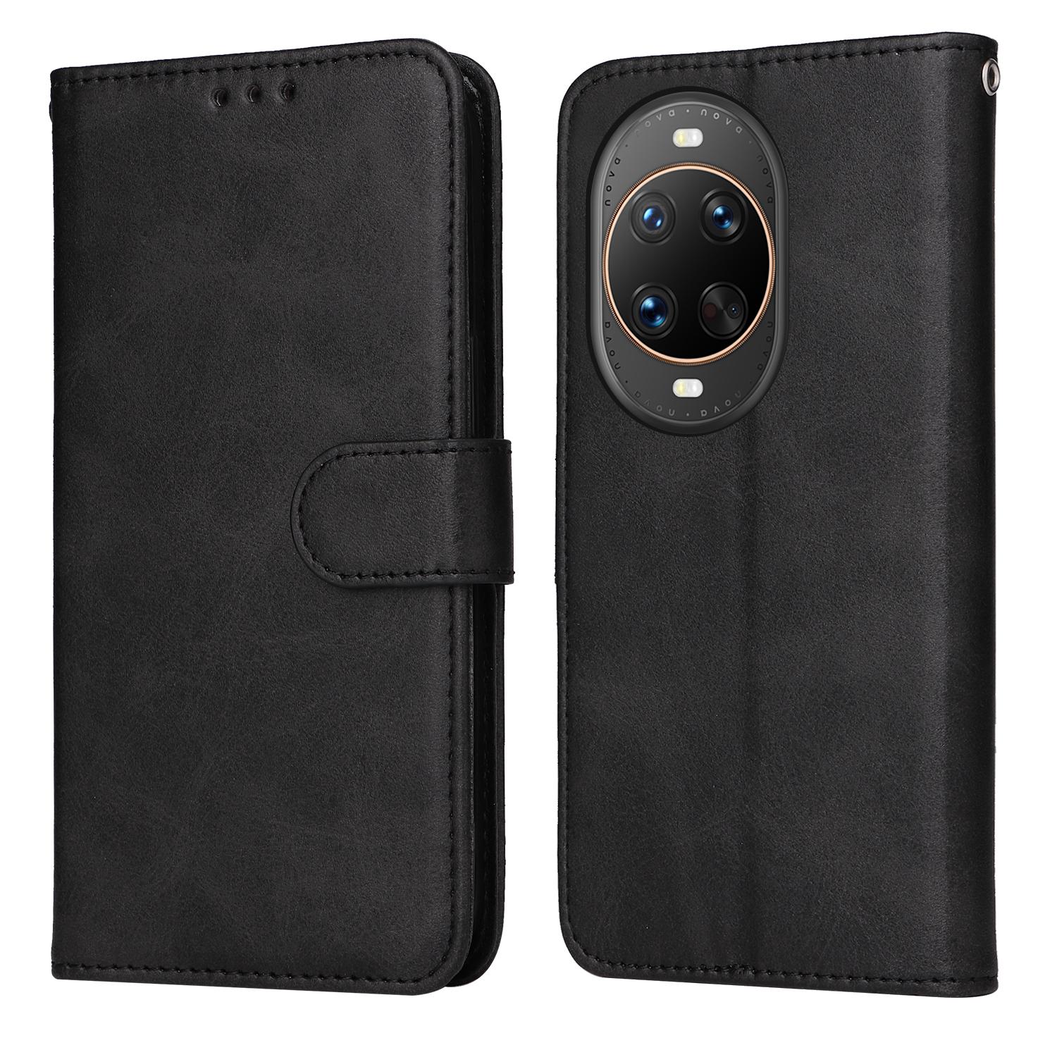 

For Huawei nova 14 Ultra 5G Case Wallet PU Leather Folio Flip Phone Cover Black