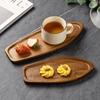 Creative Wooden Serving Tray - Multi-Functional Coffee Coaster & Plate, for Coffee Shops, Kitchens & Homes, for Teacups & Fruits