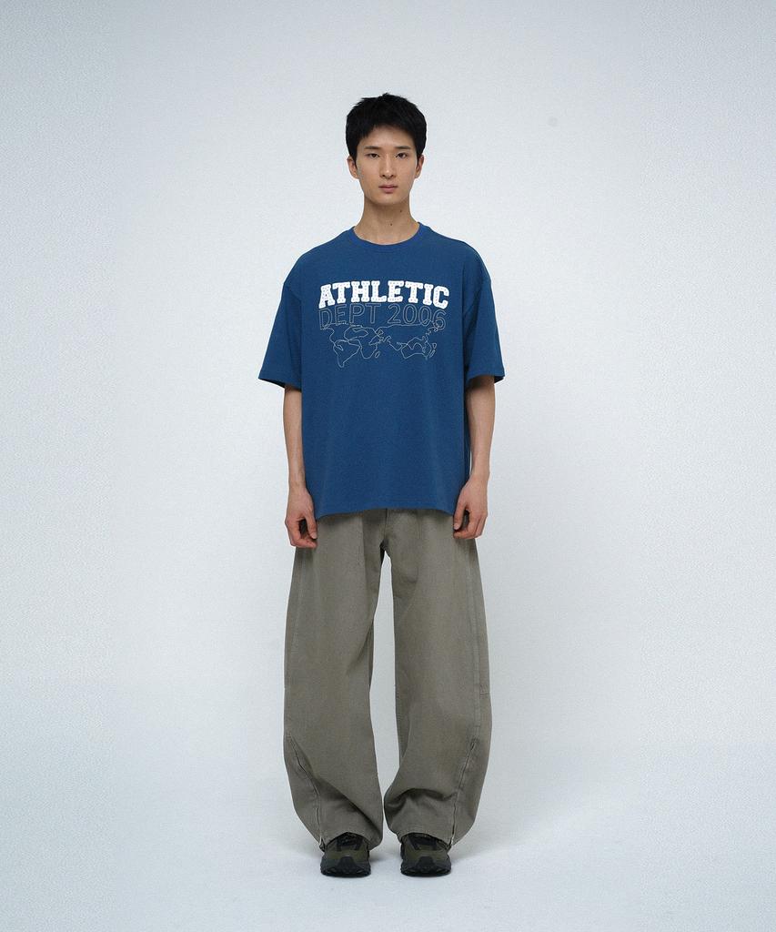 Yunibeoseugameonteu Dot Signed T-Shirt_Blue