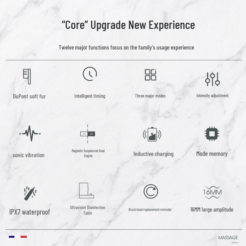 Desleep DE-D20 Adult Automatic Sonic Electric Toothbrush