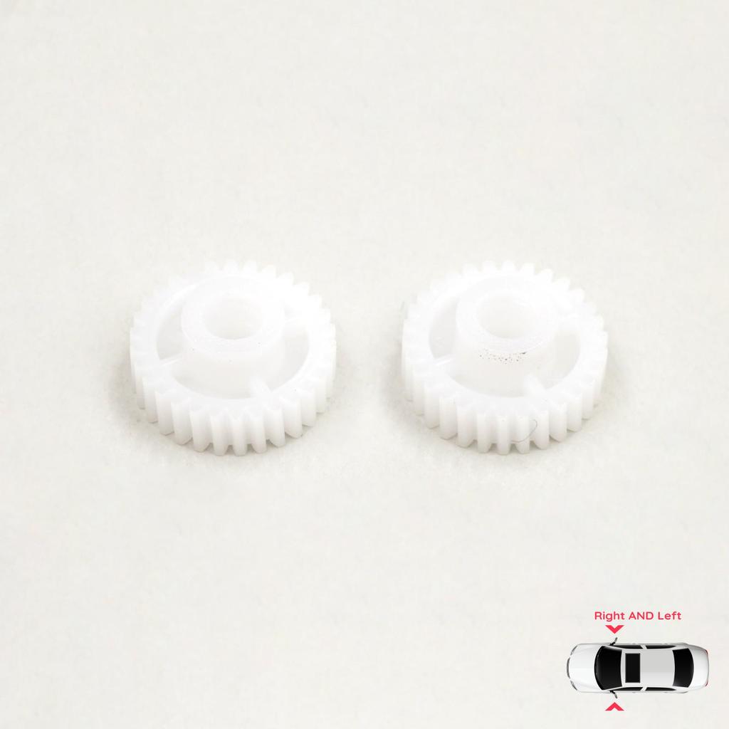 BGE590-1 Lot de 2 engrenages de réparation de moteur de pliage de rétroviseur latéral électrique 30 dents pour Hyundai i30 i20 i10