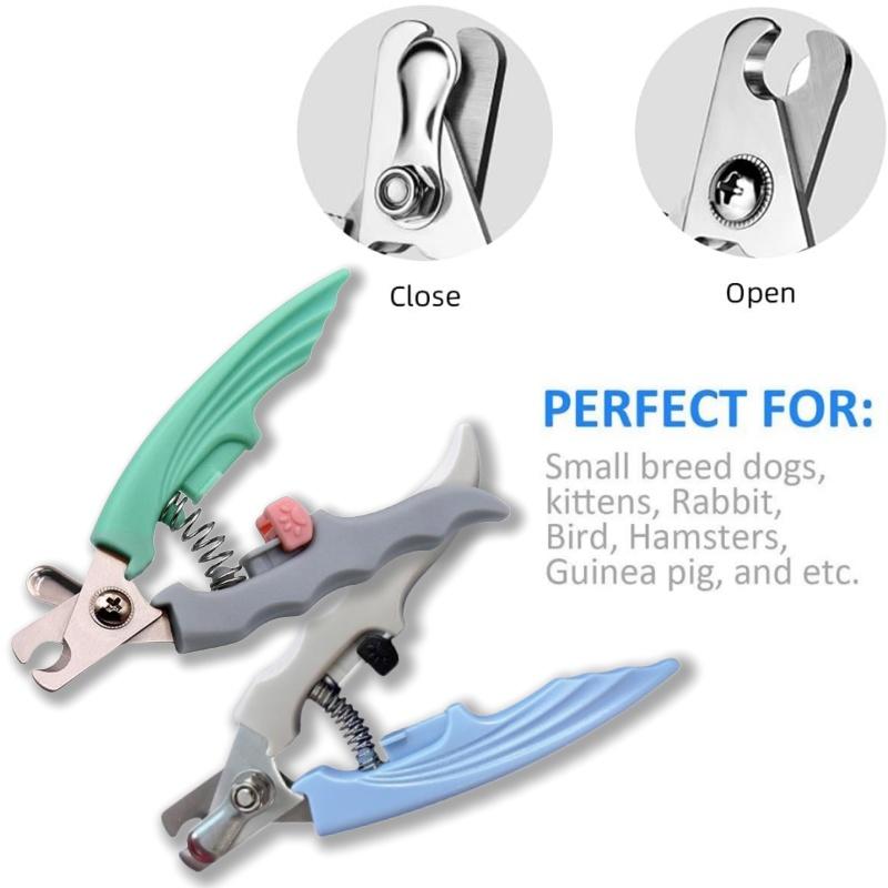 New Professional Pet Nail Clipper with Safety Guard Sharp Cat Nail Clippers Dog Nail Cutter Pet Nail Trimmer Pet Grooming Gadget