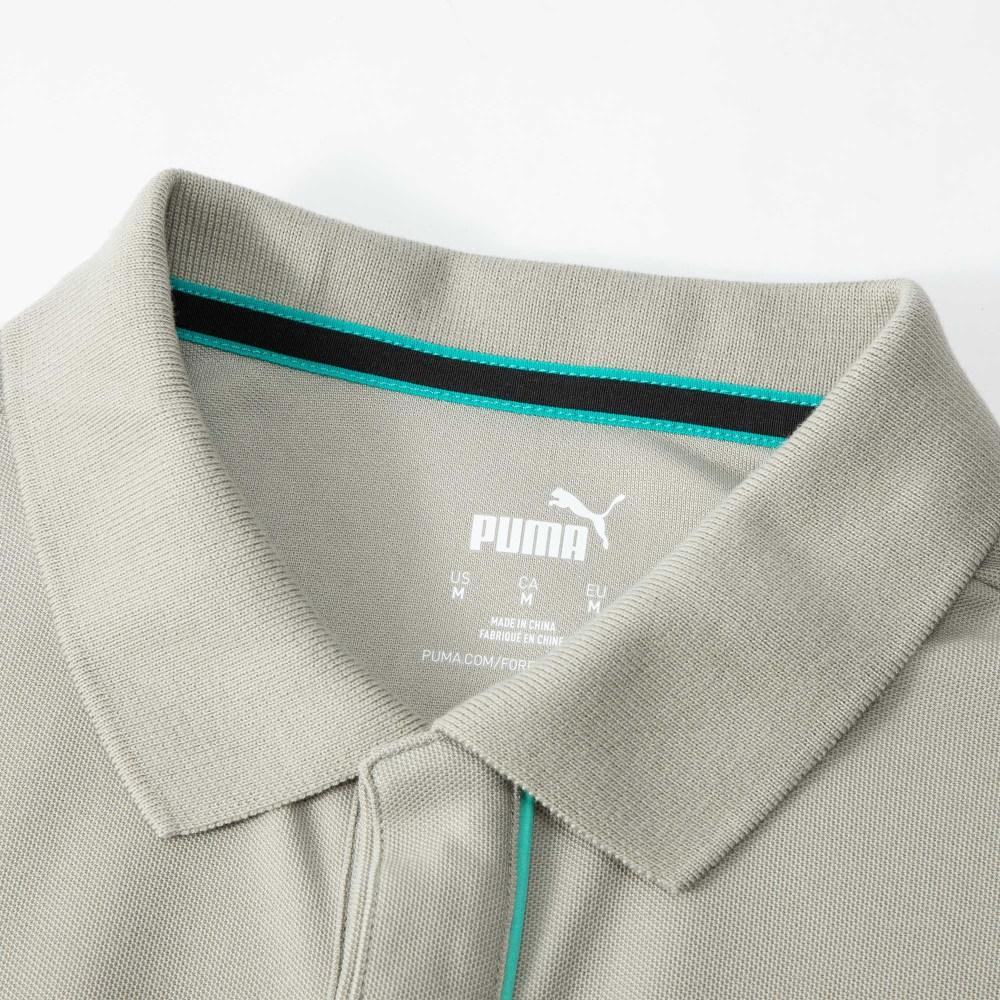 Puma Amg Racing Series Comfortable Versatile Short Sleeve Polo Shirt Men Tops Birch-Green 538478-07