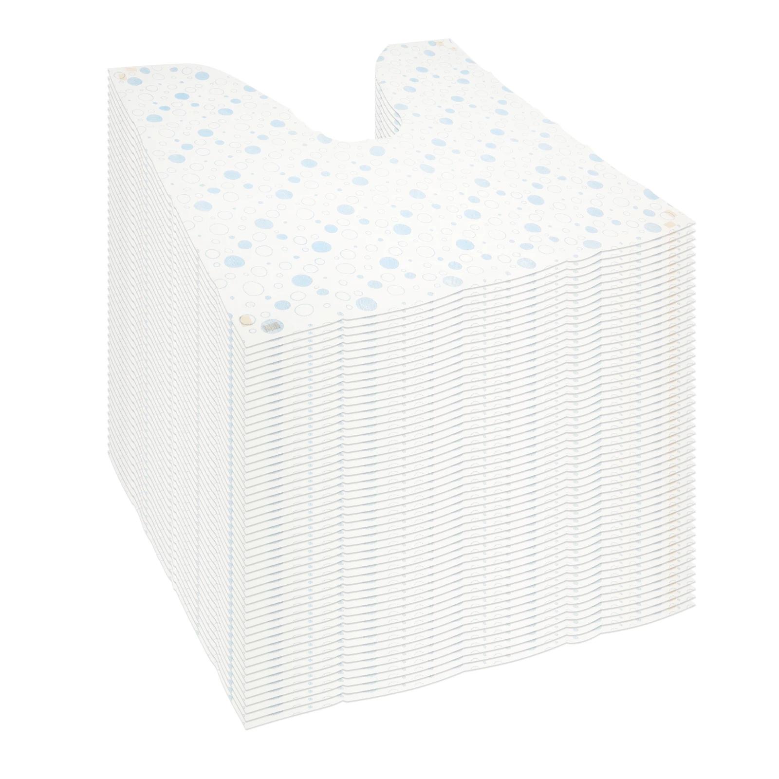 

50/100Pcs U Shaped Bathroom Floor Mat Toilet Mat Anti-slip Bathroom Mats Waterproof Bath Mat Non Woven Fabric Home Decoration