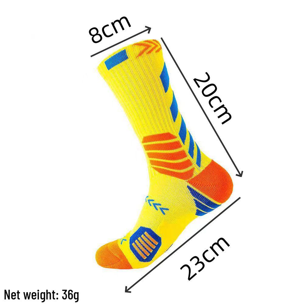 Elite Color Block Basketball Socks – Trendy Long Tube for Men & Women