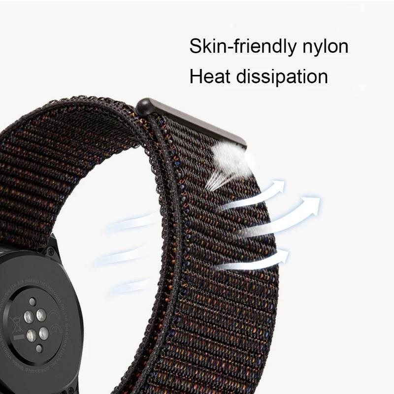 Nylon Loop-armband för Huawei Watch GT5 GT4 46mm 41mm Sportband Correa för Huawei GT 5 4 Andningsbart Armband för Män Kvinnor
