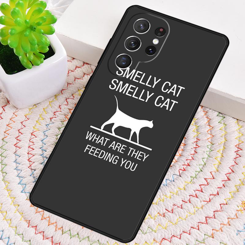FRIENDS FUNNY TV SHOW PHOEBE SMELLY CAT Phone Case for Samsung Galaxy note 10 pro S26 Ultra S23 S24 FE S25 S21 S22 PLUS Cover