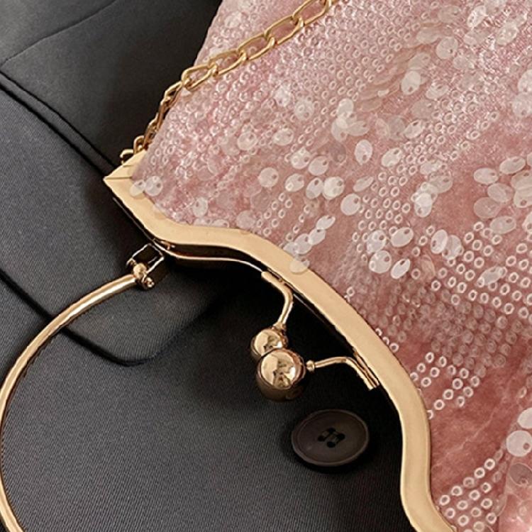 Sparkling Sequins Clutch Purses Fashion Handbag Wedding Party Shoulder Bag