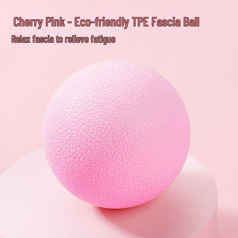 Smooth TPE Fascia Massage Ball for Foot, Shoulder & Neck - Hard Peanut Ball