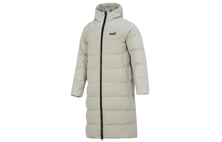 PUMA Down Jackets Men s Marble Gray Hooded Thickened Other 672435-68 XL