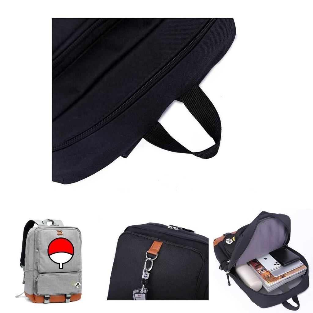 Large Capacity Naruto Backpack With Multicolor Print Design